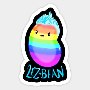 Lez Bean Sticker